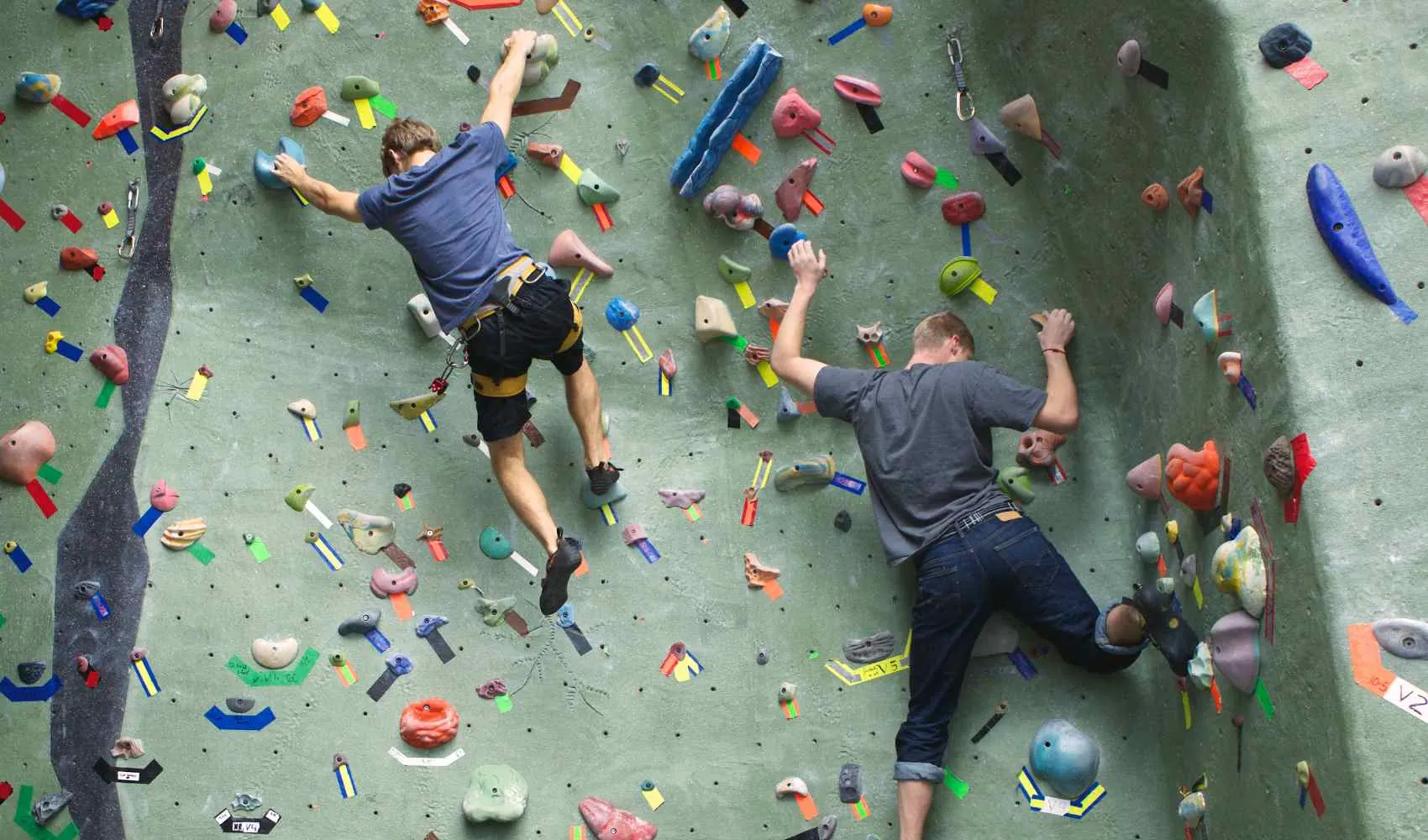 Indoor climbing wall